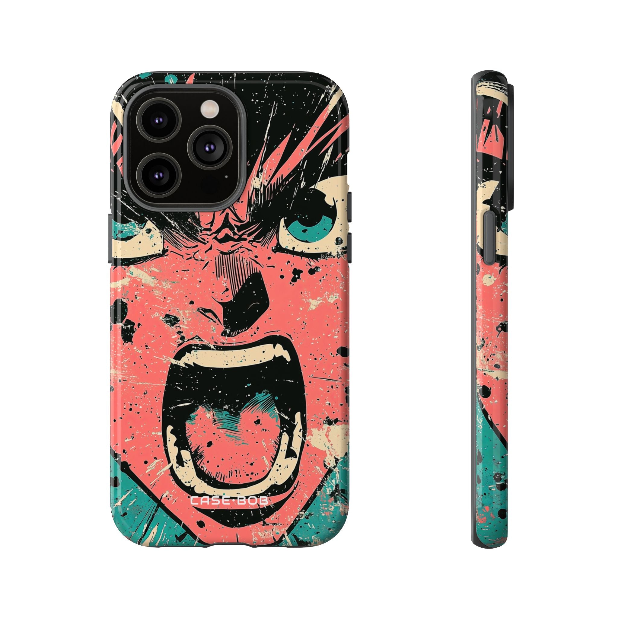 Screaming Face Pink iPhone 14 Pro Max Case - Tough