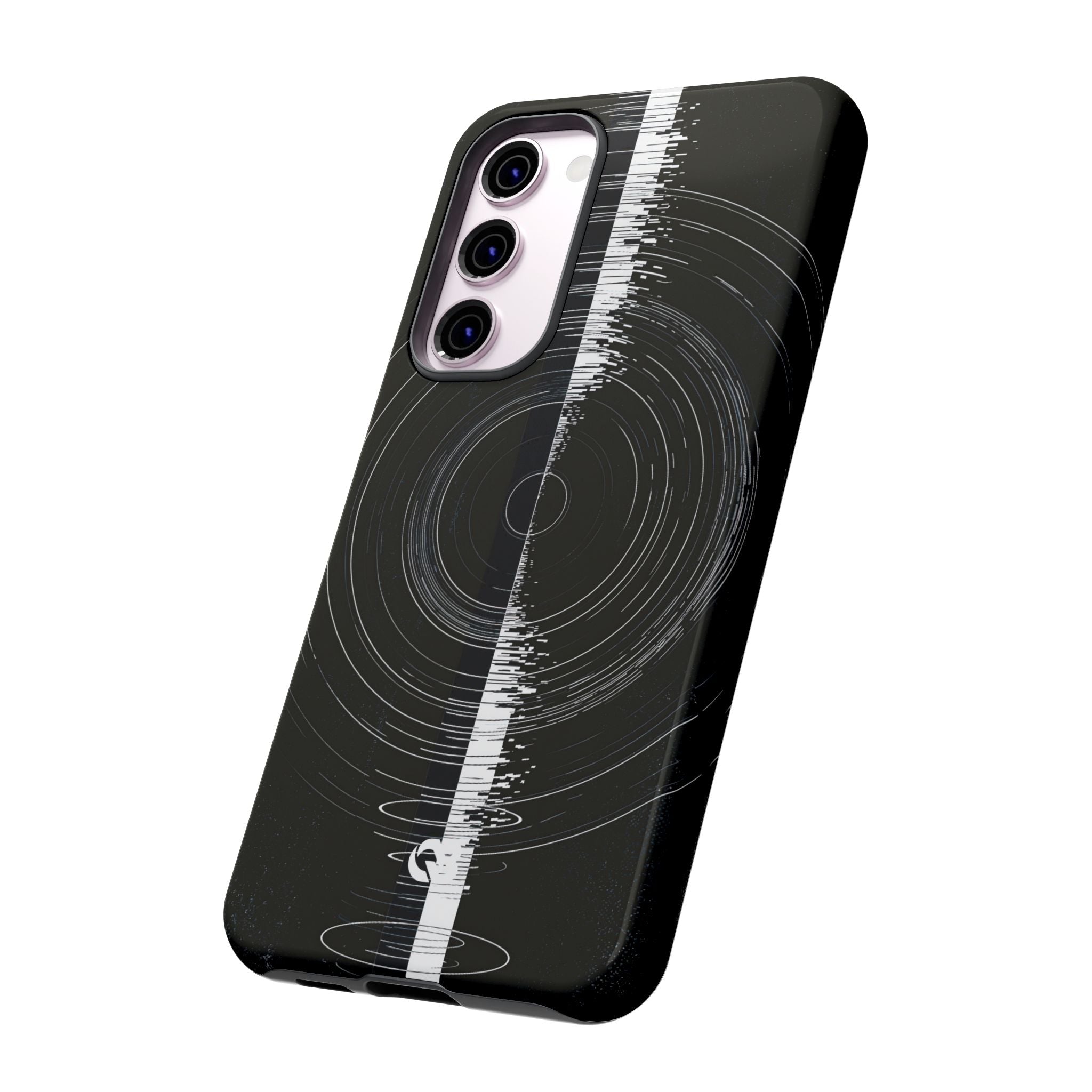 Black Tough Phone Case for Samsung - Obsidian Orbital Signal