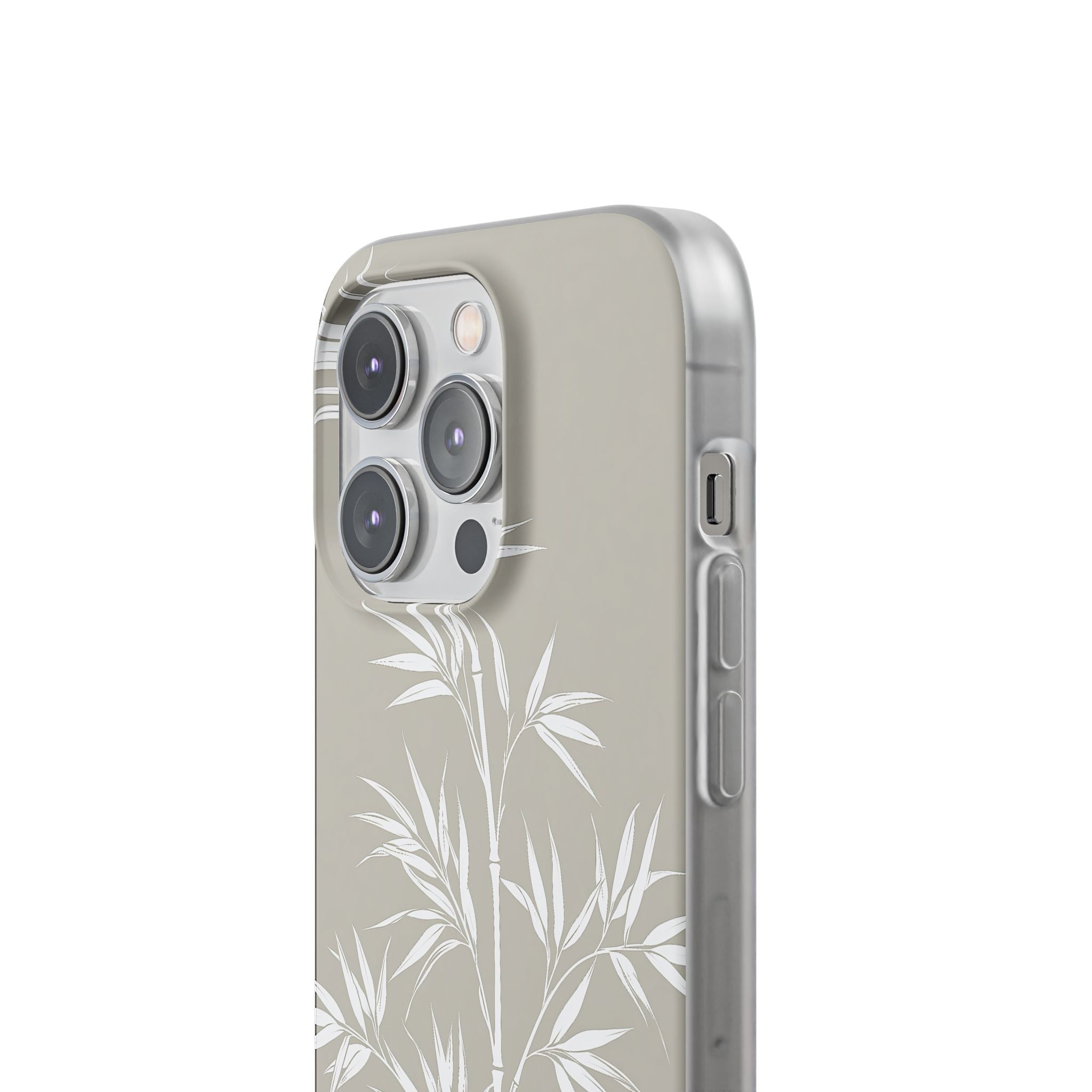 Beige Lite Phone Case for iPhone - Sandstone Bamboo Stalks