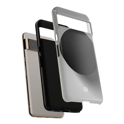 Grey Tough Phone Case for Google Pixel - Matte Onyx Sphere