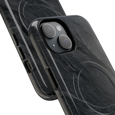 Black Tough 2.0 Magsafe Phone Case for iPhone - Midnight Slate Ridge