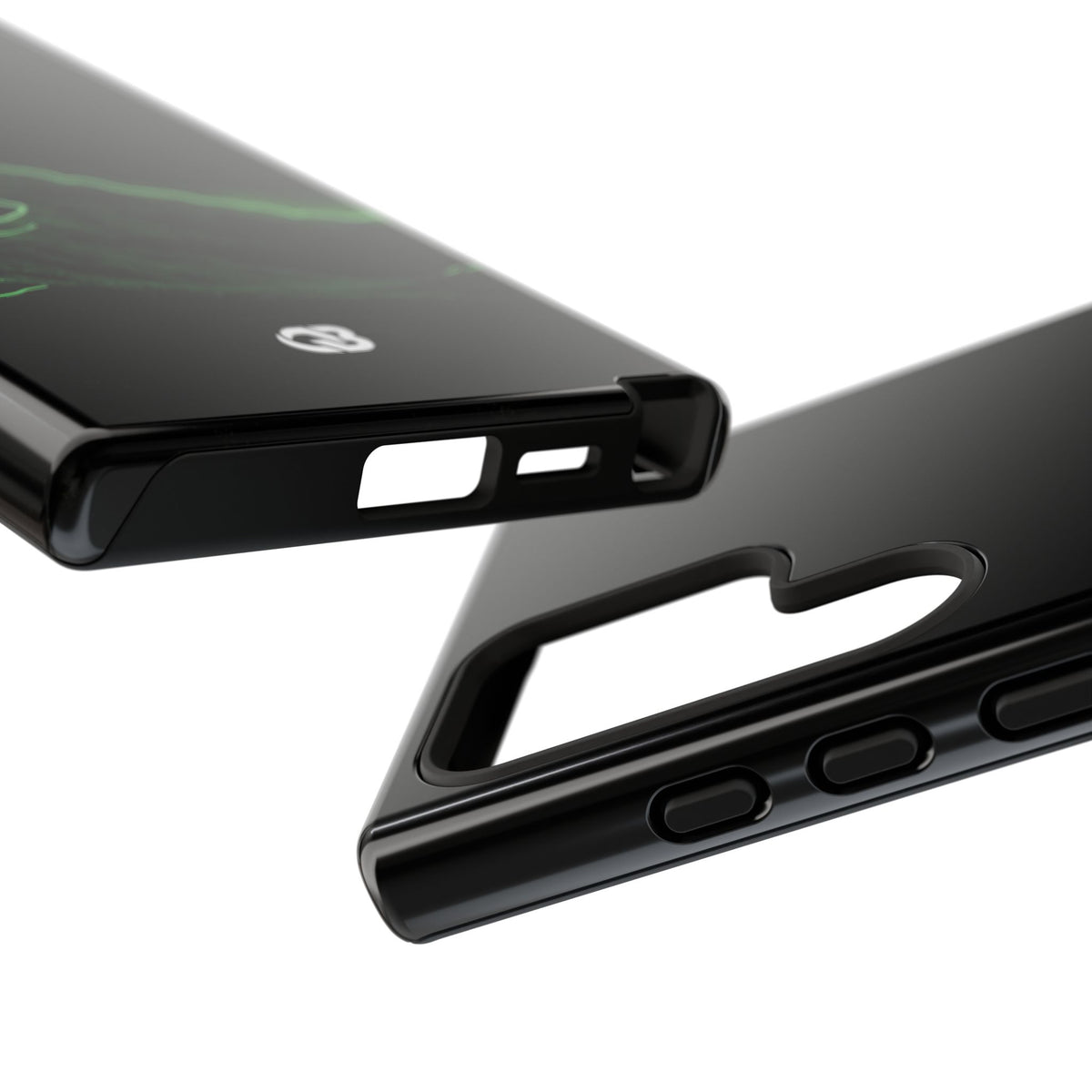 Nordic Mountain Contour · Tough Phone Case for Samsung · Black