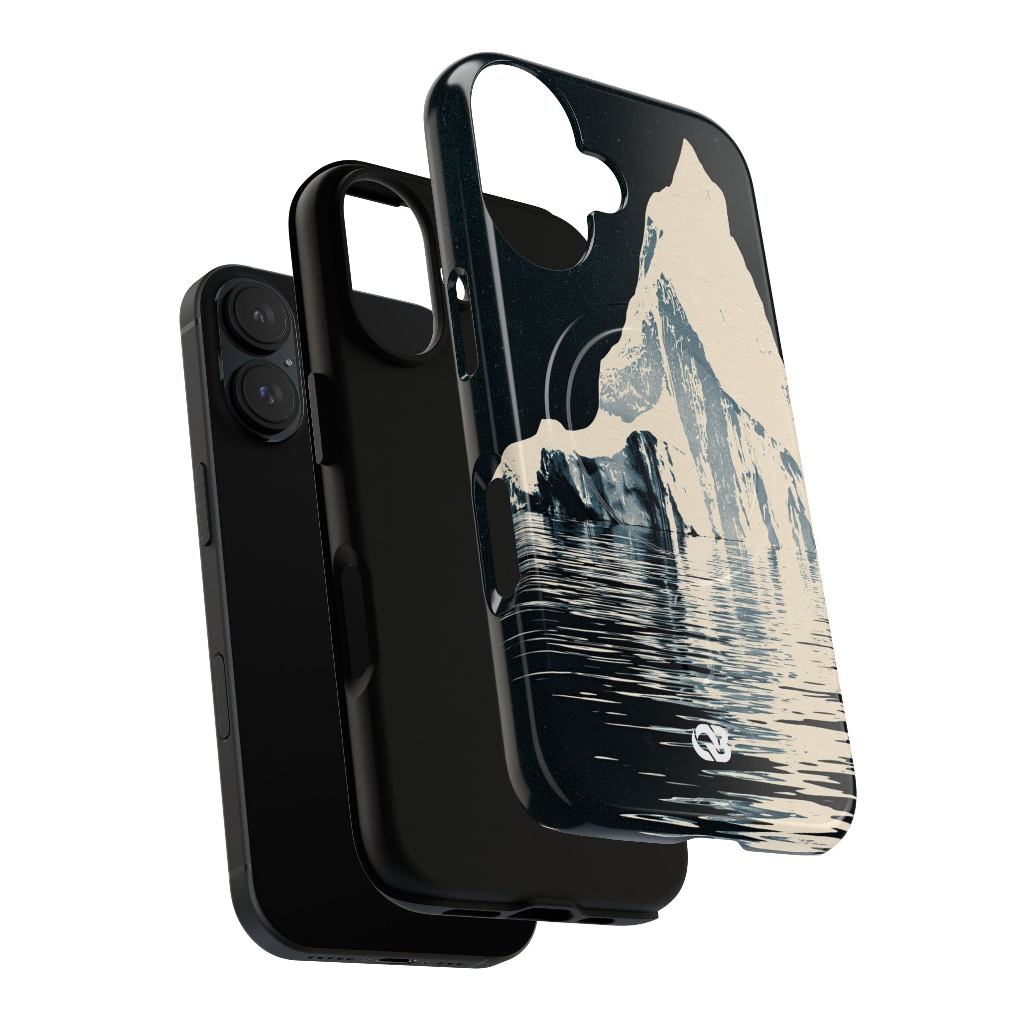 Blue Tough 2.0 Magsafe Phone Case for iPhone - Frozen Navy Monolith