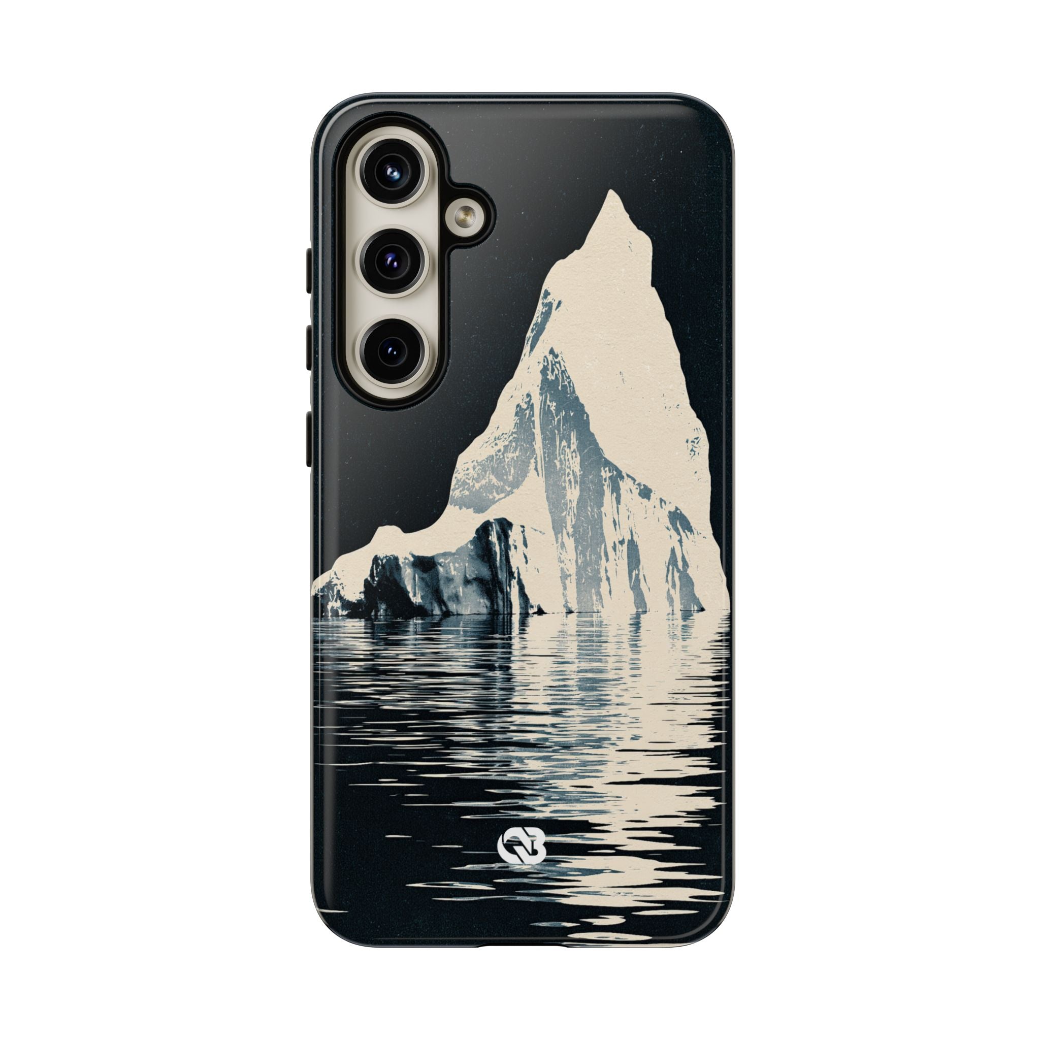 Blue Tough Phone Case for Samsung - Frozen Navy Monolith