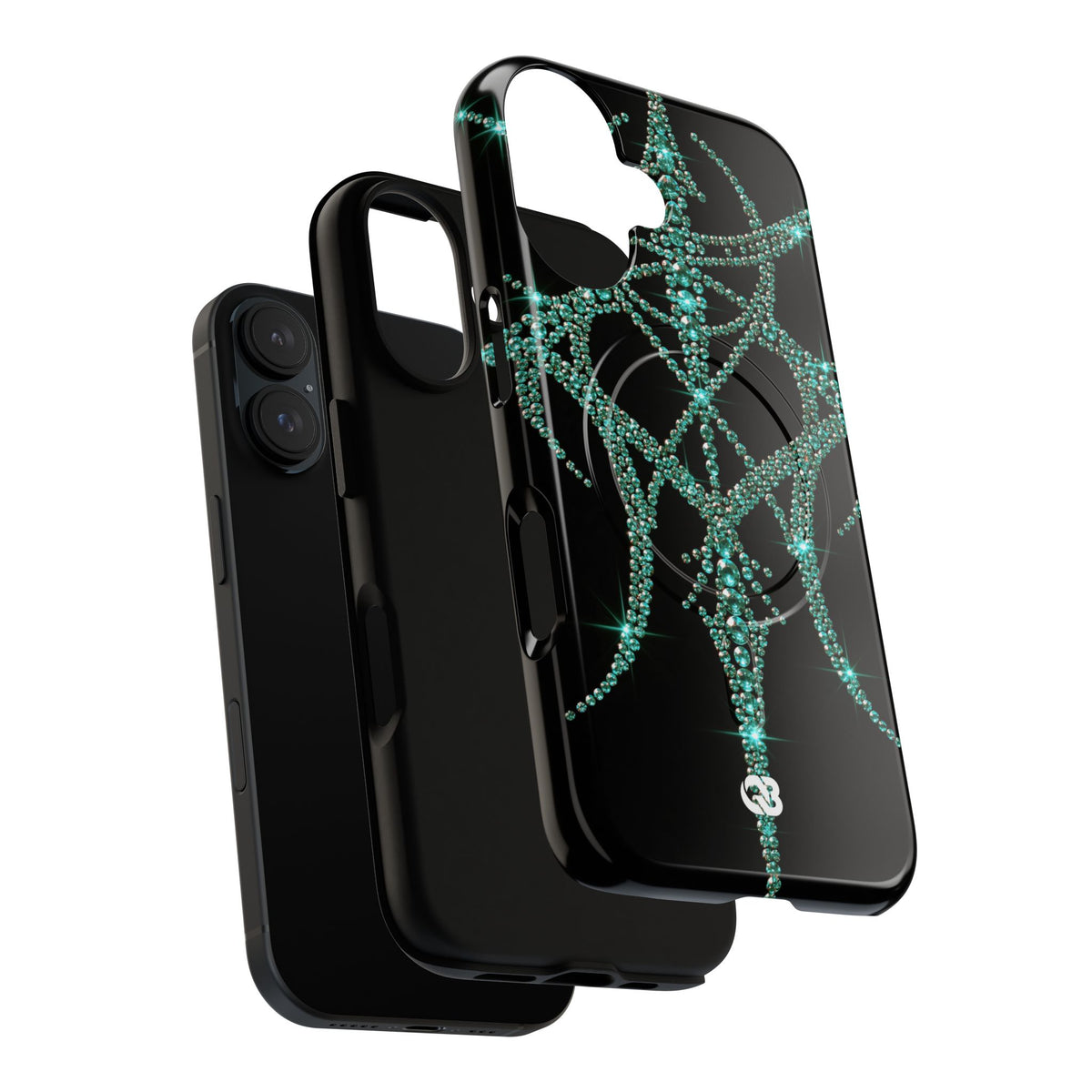 Teal Cyber Sigil · Tough 2.0 Magnetic Phone Case for iPhone · Teal