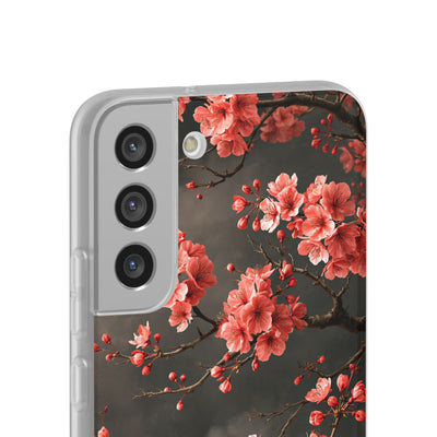 Dark Sakura Nocturne · Lite Phone Case for Samsung · Black
