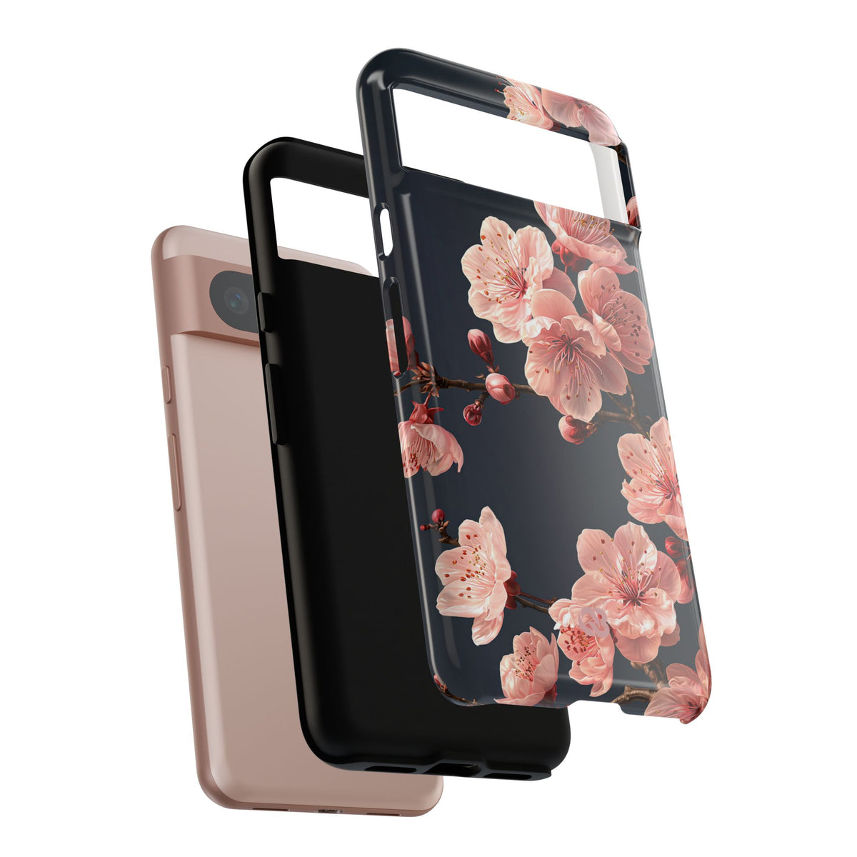 Midnight Sakura Bloom · Tough Phone Case for Pixel ·  Pink