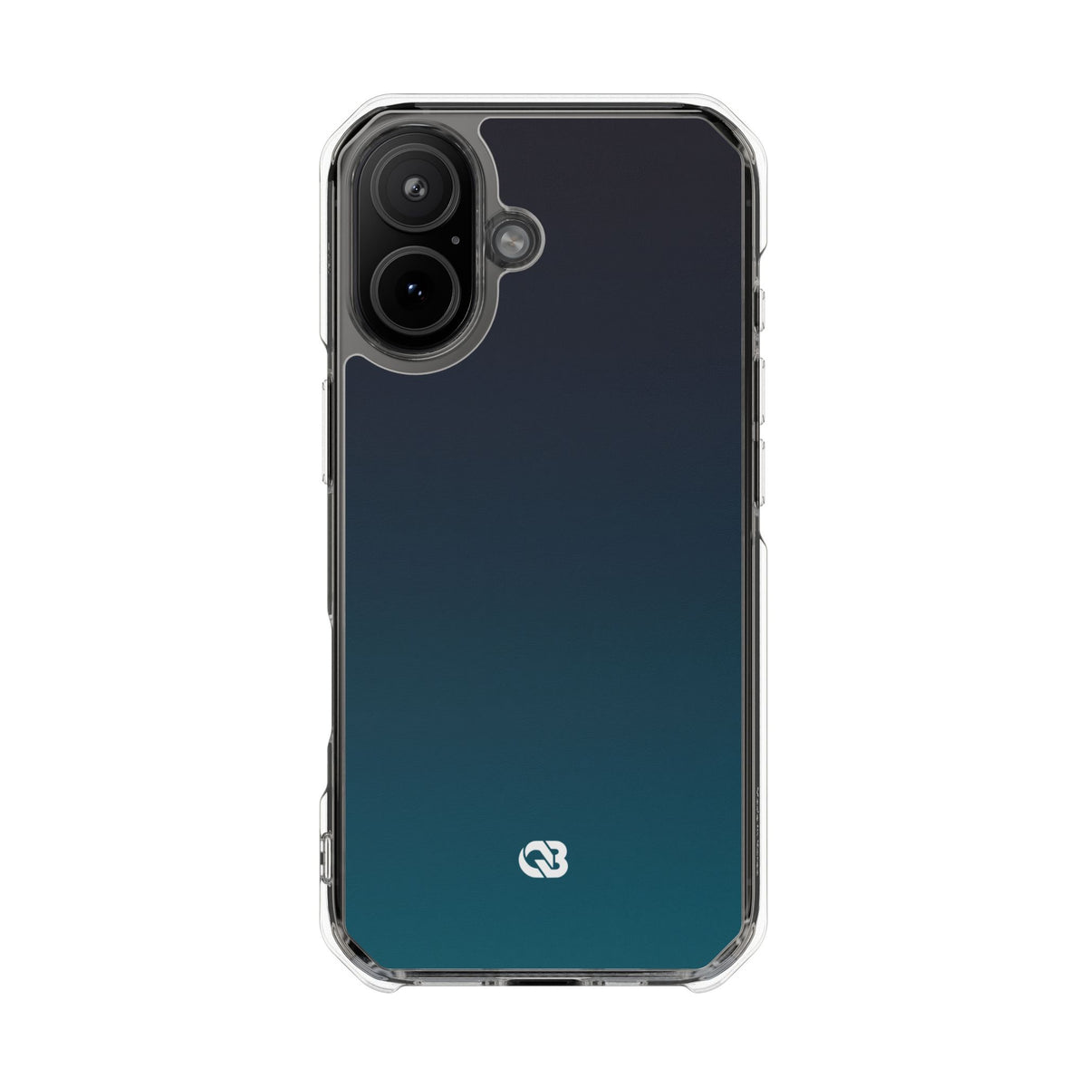 Abyssal Midnight · Clear Impact Magnetic Phone Case for iPhone · Blue