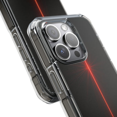 Red Impact MagSafe Phone Case for iPhone - Crimson Flare Vector