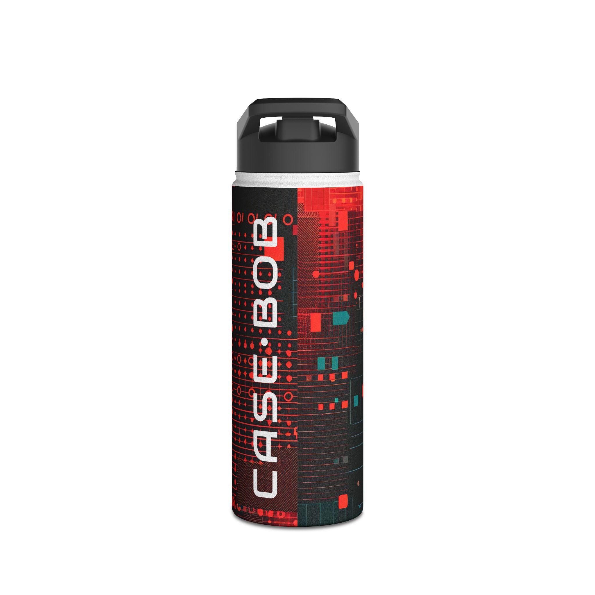 Crimson Circuit - Stainless Steel Water Bottle