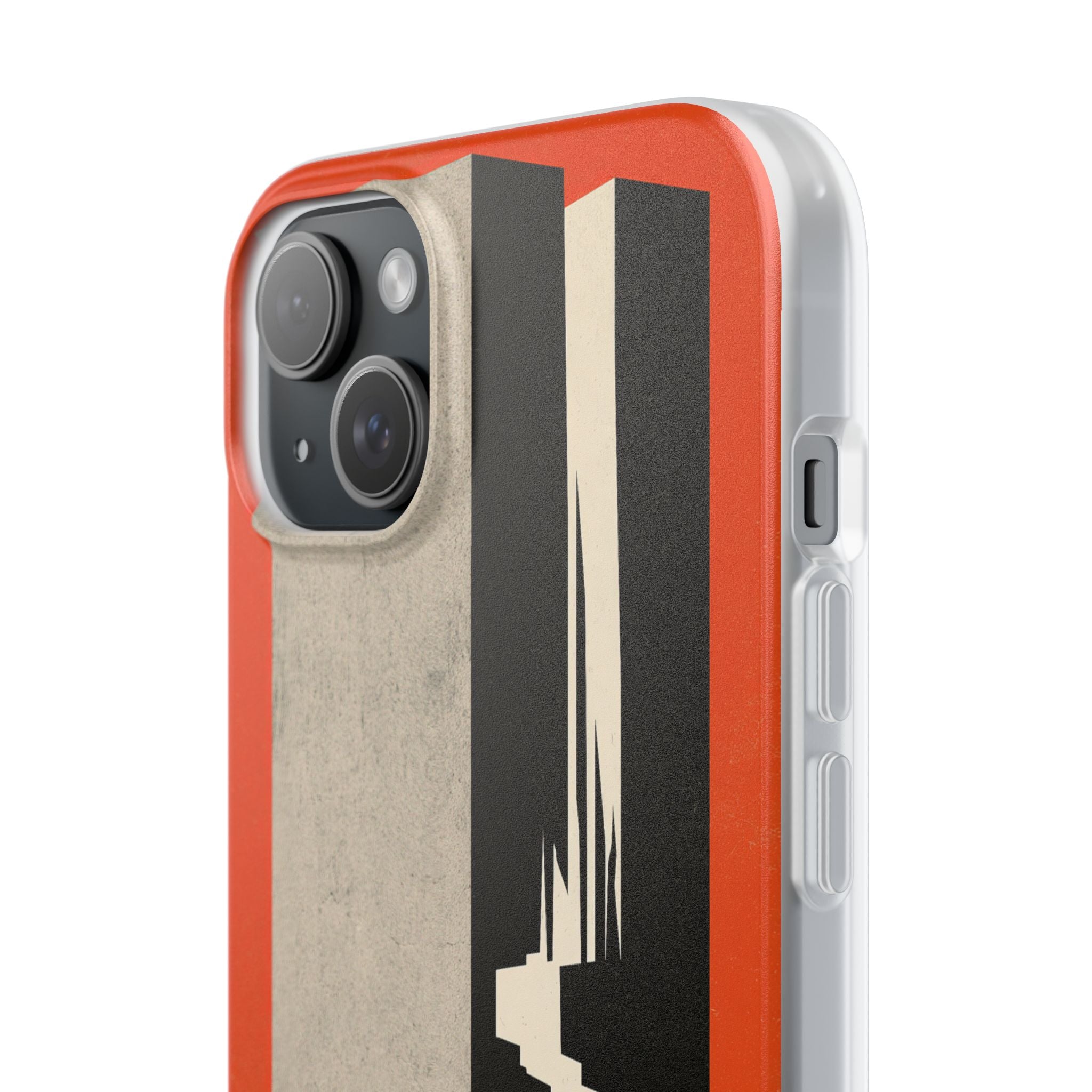 Orange Lite Phone Case for iPhone - Orange Monolith Rift