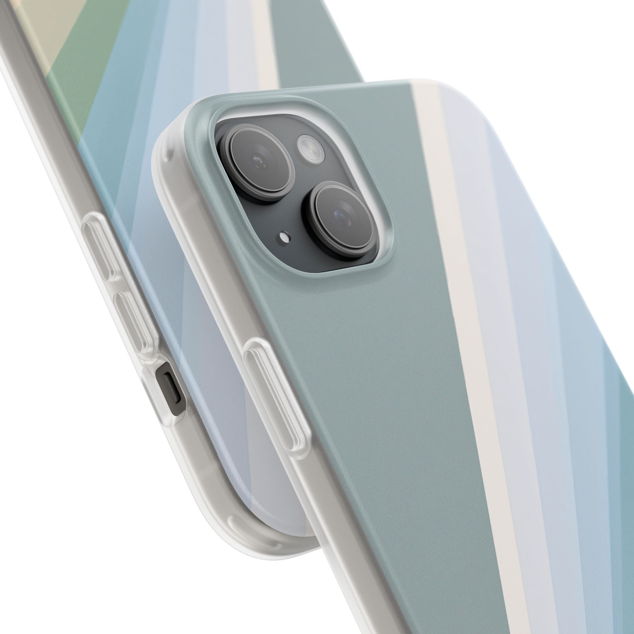 Green Lite Phone Case for iPhone - Sage Prism Beam