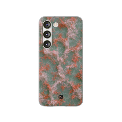 Coral Pixel Matrix · Lite Phone Case for Samsung · Green