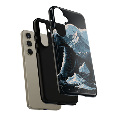 Nordic Arctic Bear · Tough Phone Case for Samsung · Black