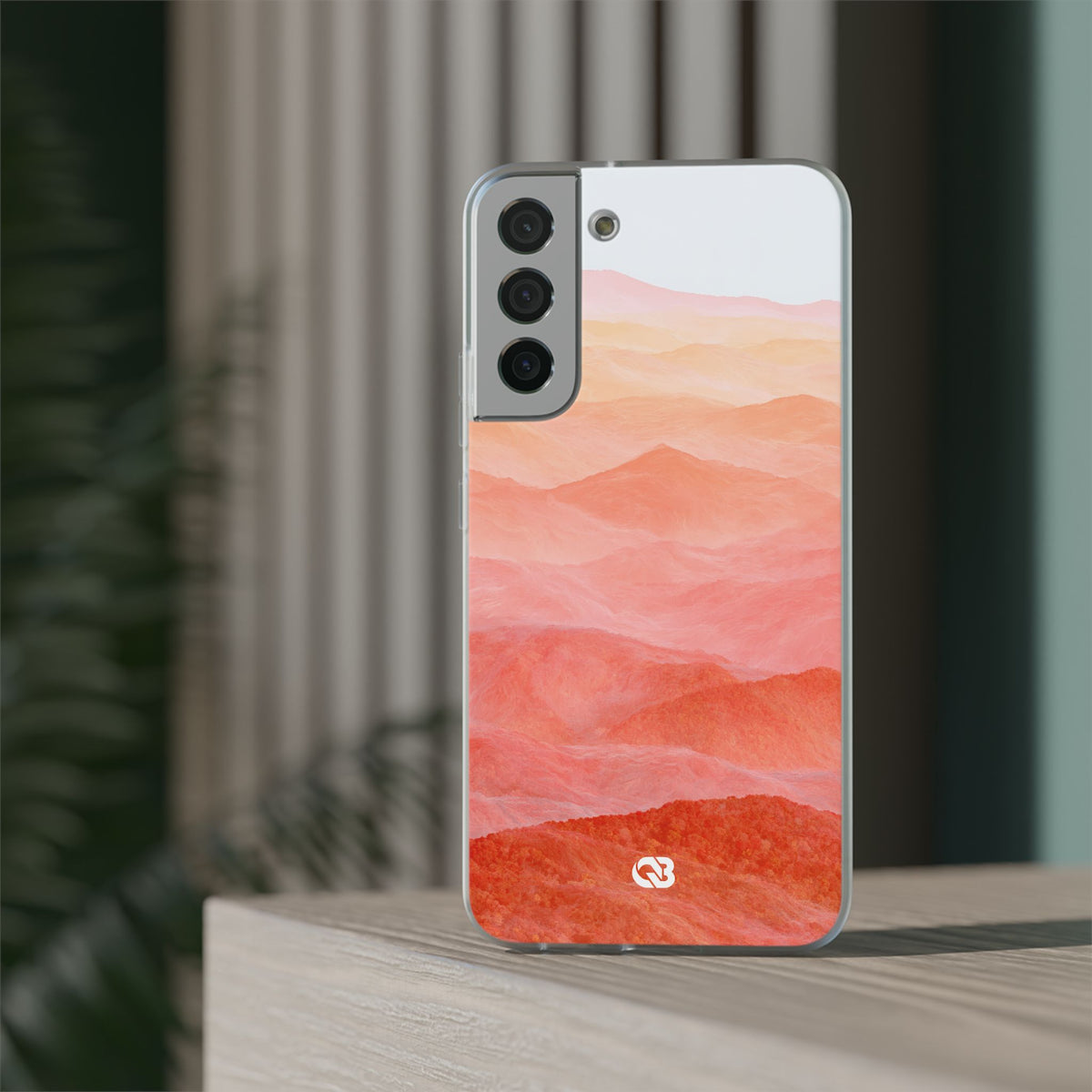 Alpenglow Ridge Vista · Lite Phone Case for Samsung · Orange
