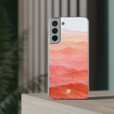 Alpenglow Ridge Vista · Lite Phone Case for Samsung · Orange