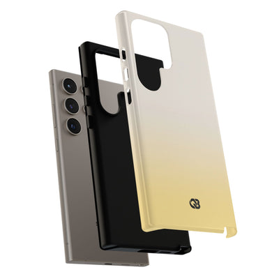 Yellow Tough Phone Case for Samsung - Bleached Citron Haze