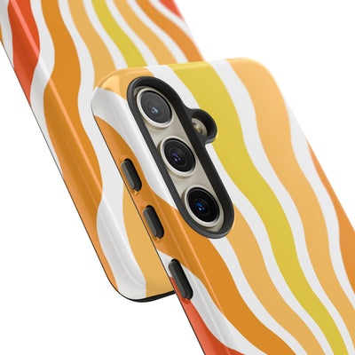 Amber Solar Waves · Tough Phone Case for Samsung