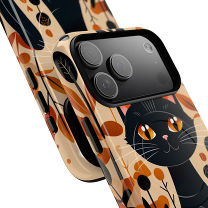 Black Cat Glow iPhone 17 Pro Max Case - Tough+ - CASE•BOB