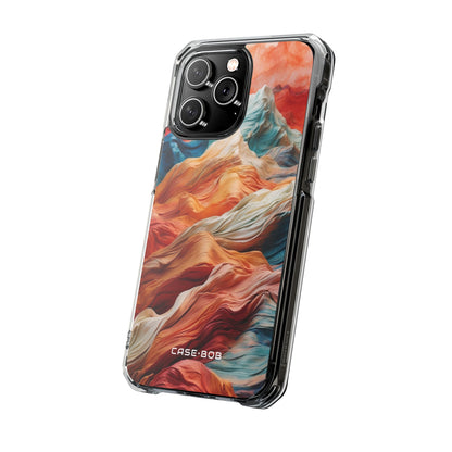 Fabric Peaks Crème iPhone 14 Pro Max Case - Impact