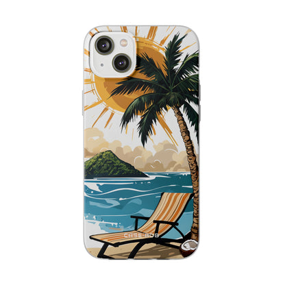 Sunny Palm Breeze iPhone 14 Plus Case - Soft
