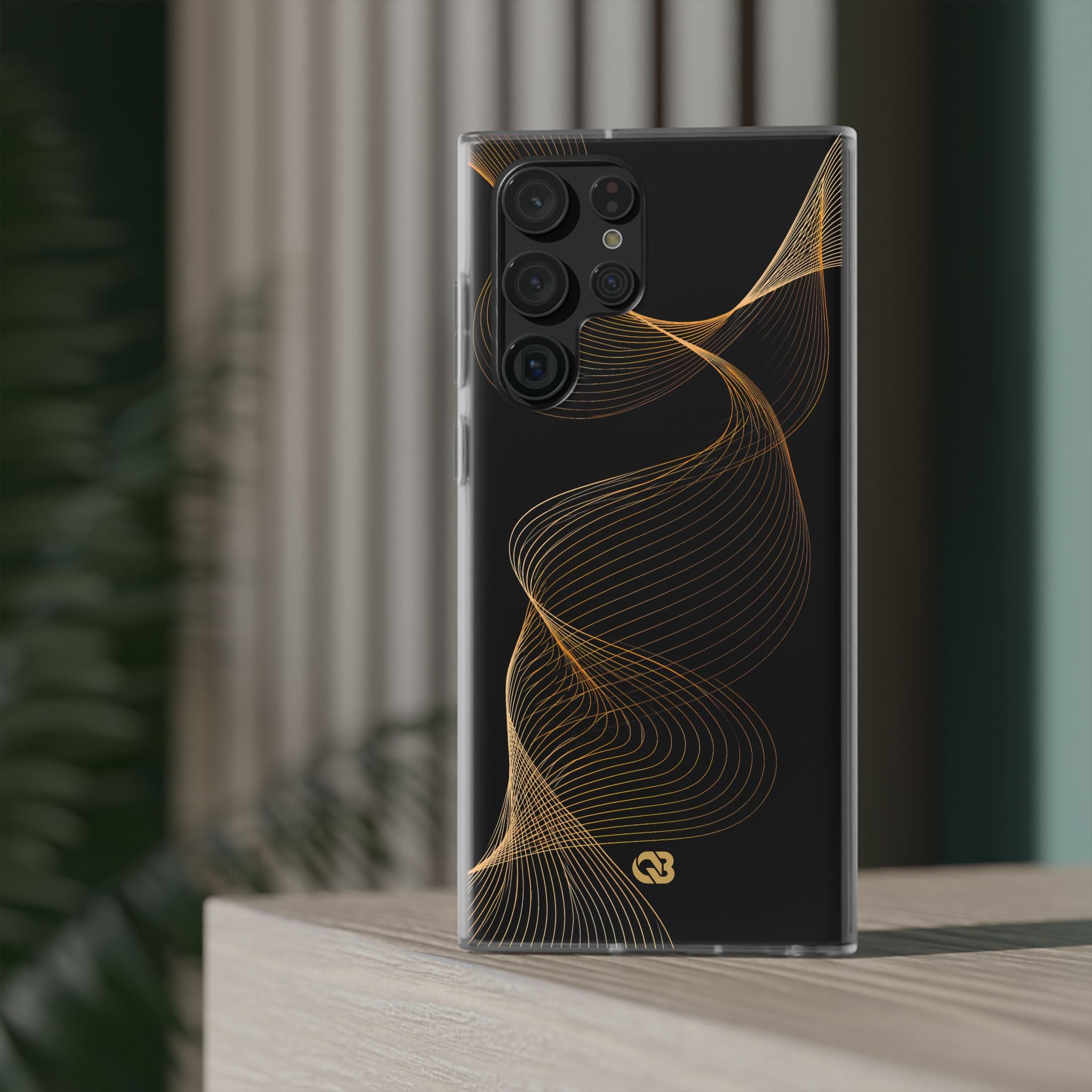 Gold Lite Phone Case for Samsung - Burnished Bronze Helix