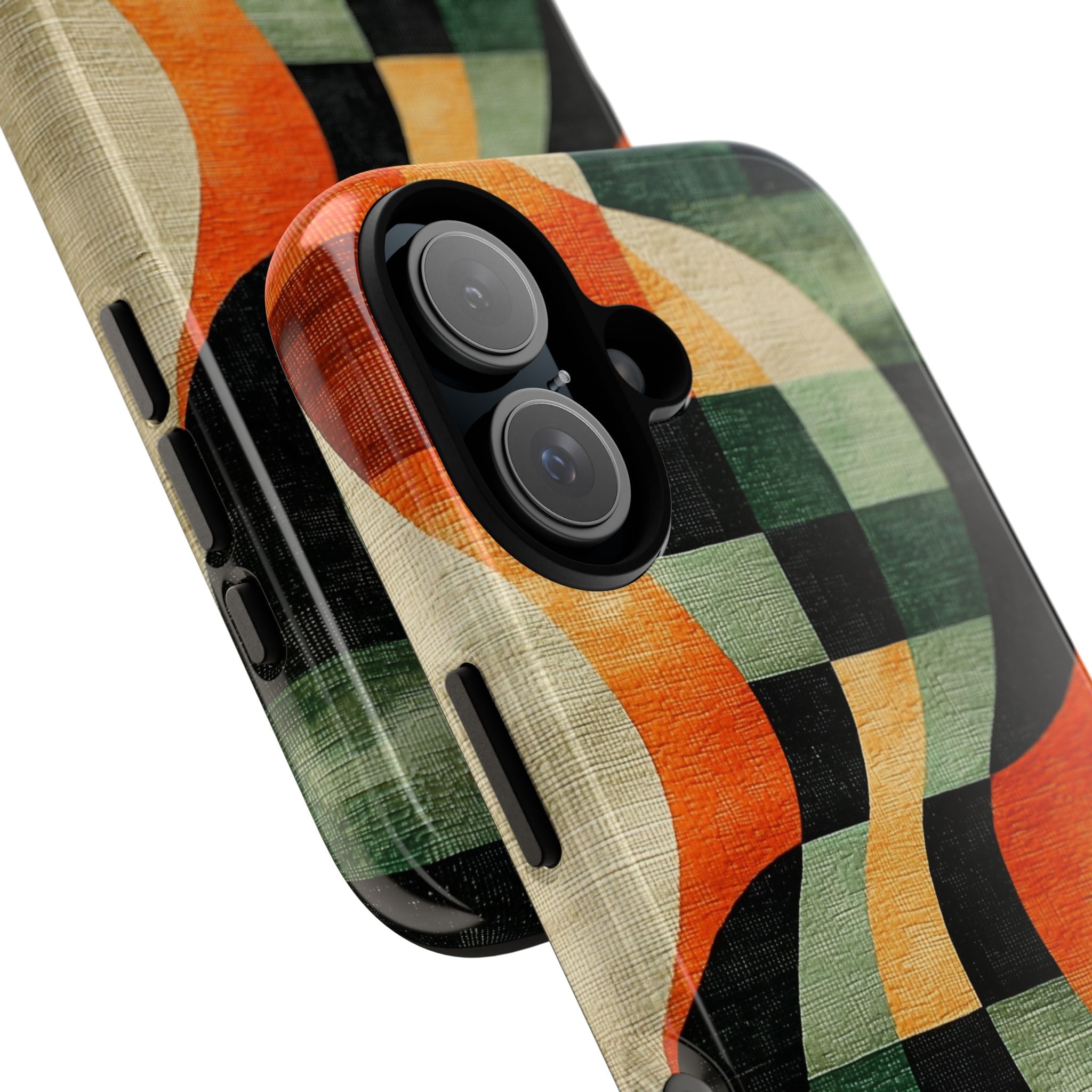 Burnt Orange Curve · Tough Etui na telefon dla iPhone