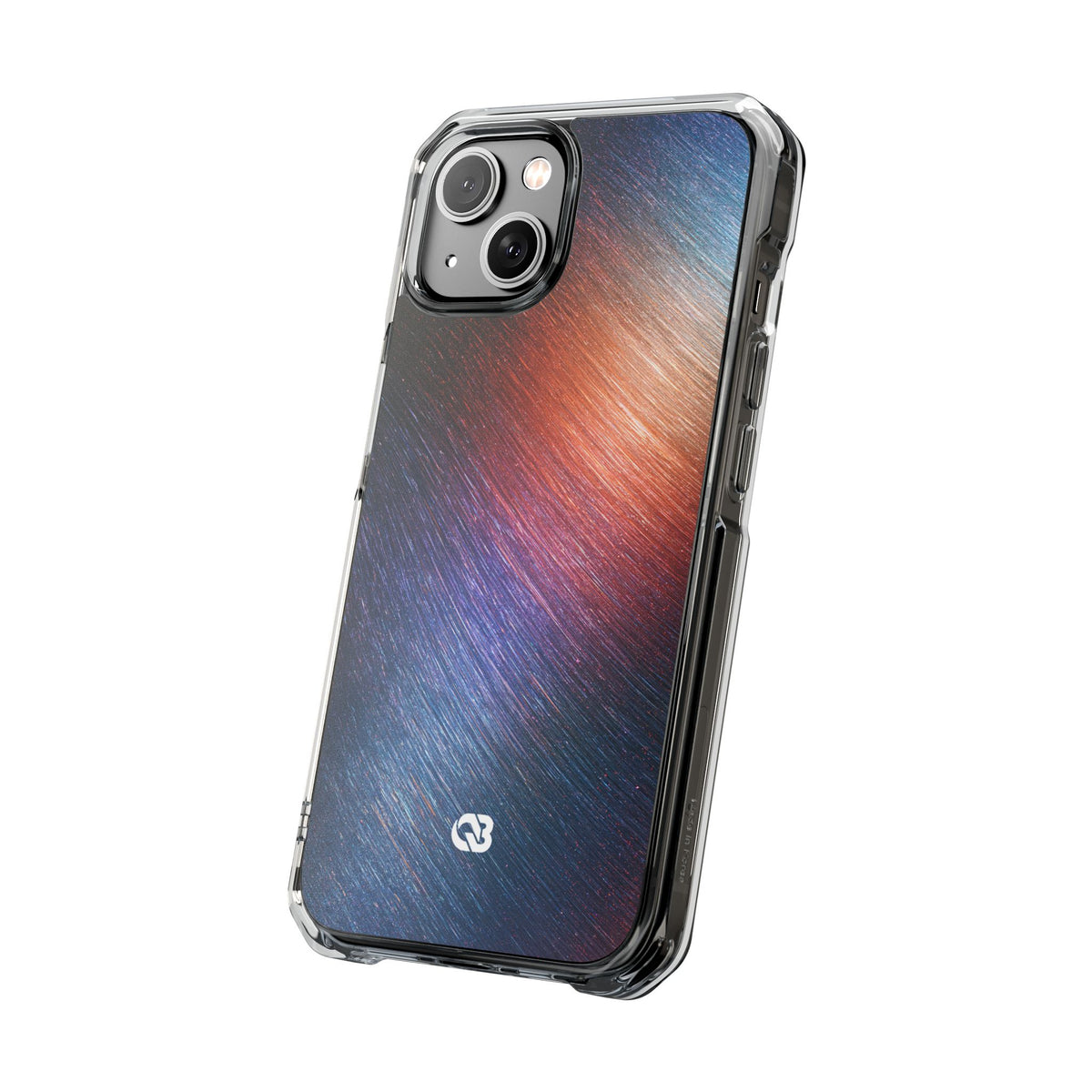 Radiant Energy Stream · Clear Impact Magnetic Phone Case for iPhone · Blue