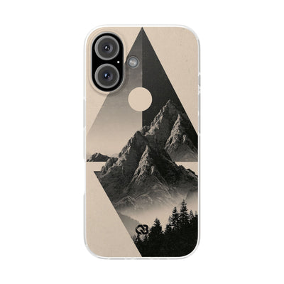 Beige Lite Phone Case for iPhone - Obsidian Summit Parchment