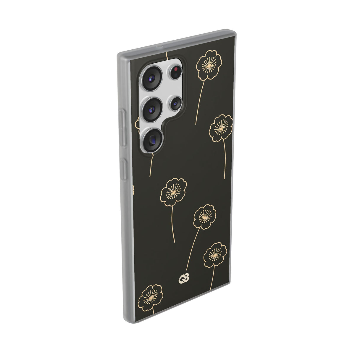 Nocturne Bloom Contours · Lite Phone Case for Samsung · Black