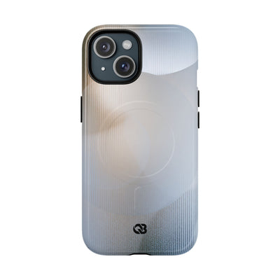 White Tough 2.0 Magsafe Phone Case for iPhone - Frosted Ribbed Sphere