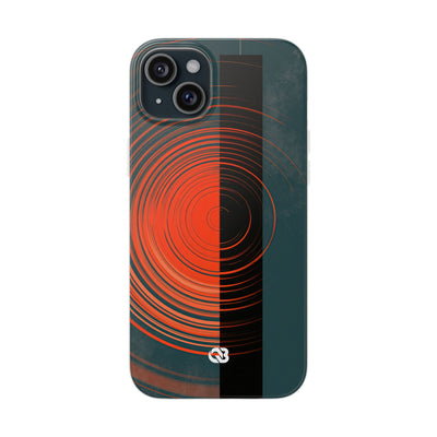 Teal Lite Phone Case for iPhone - Burnt Slate Radial