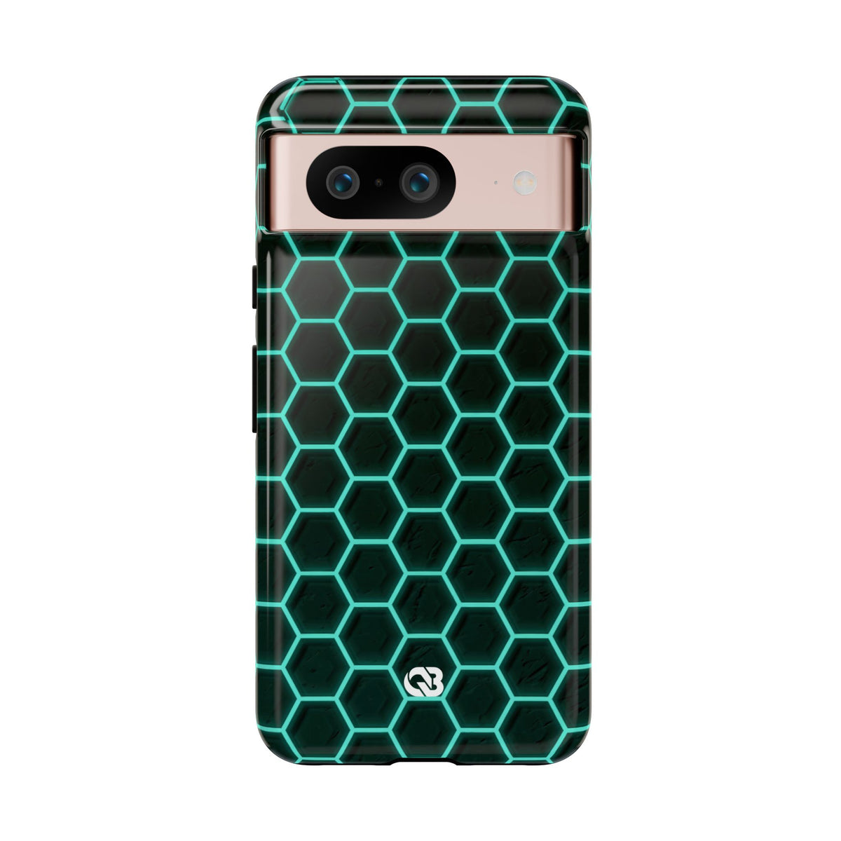 Neon Hex Spectrum · Tough Phone Case for Pixel ·  Teal
