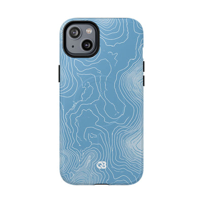 Glacial Basin Topo · Tough 2.0 Magnetic Phone Case for iPhone · Blue