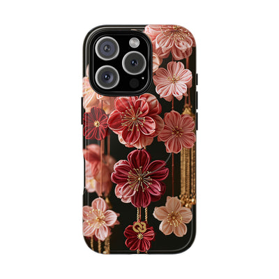 Silk Blossom Kanzashi · Tough 2.0 Magnetic Phone Case for iPhone · Pink