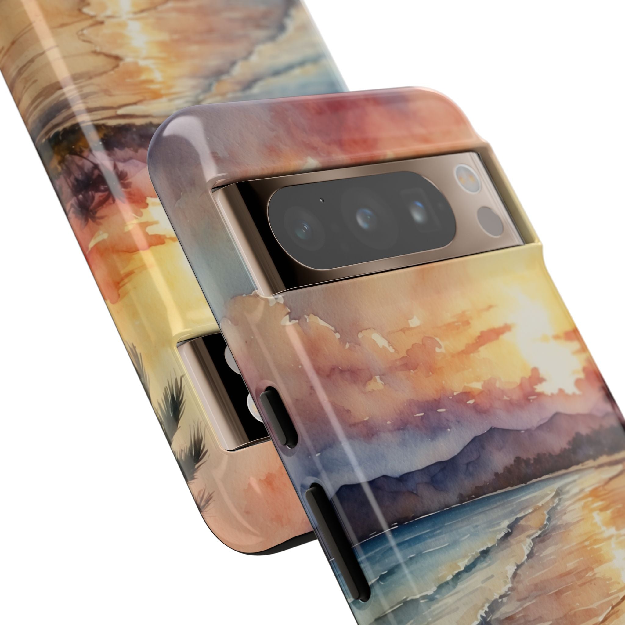 Sonnenuntergangsreflexion Google Pixel 8 Pro Case - Tough