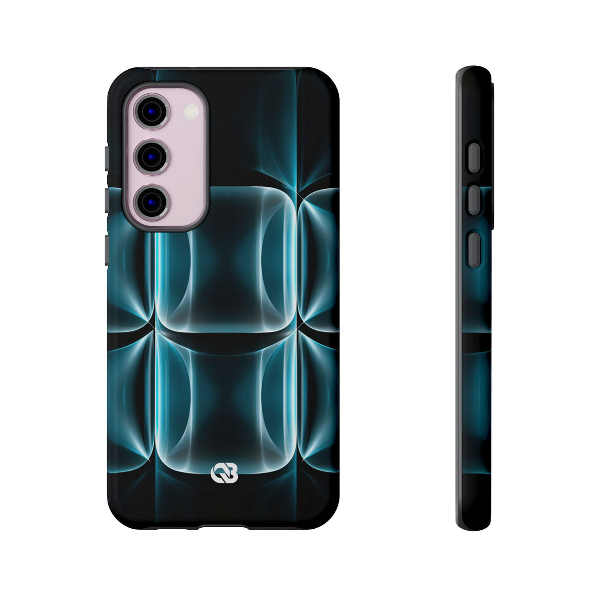 Cyan Core Matrix · Tough Phone Case for Samsung · Blue