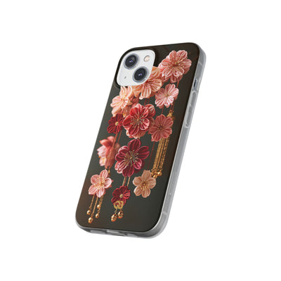 Silk Blossom Kanzashi · Lite Phone Case for iPhone ·  Pink