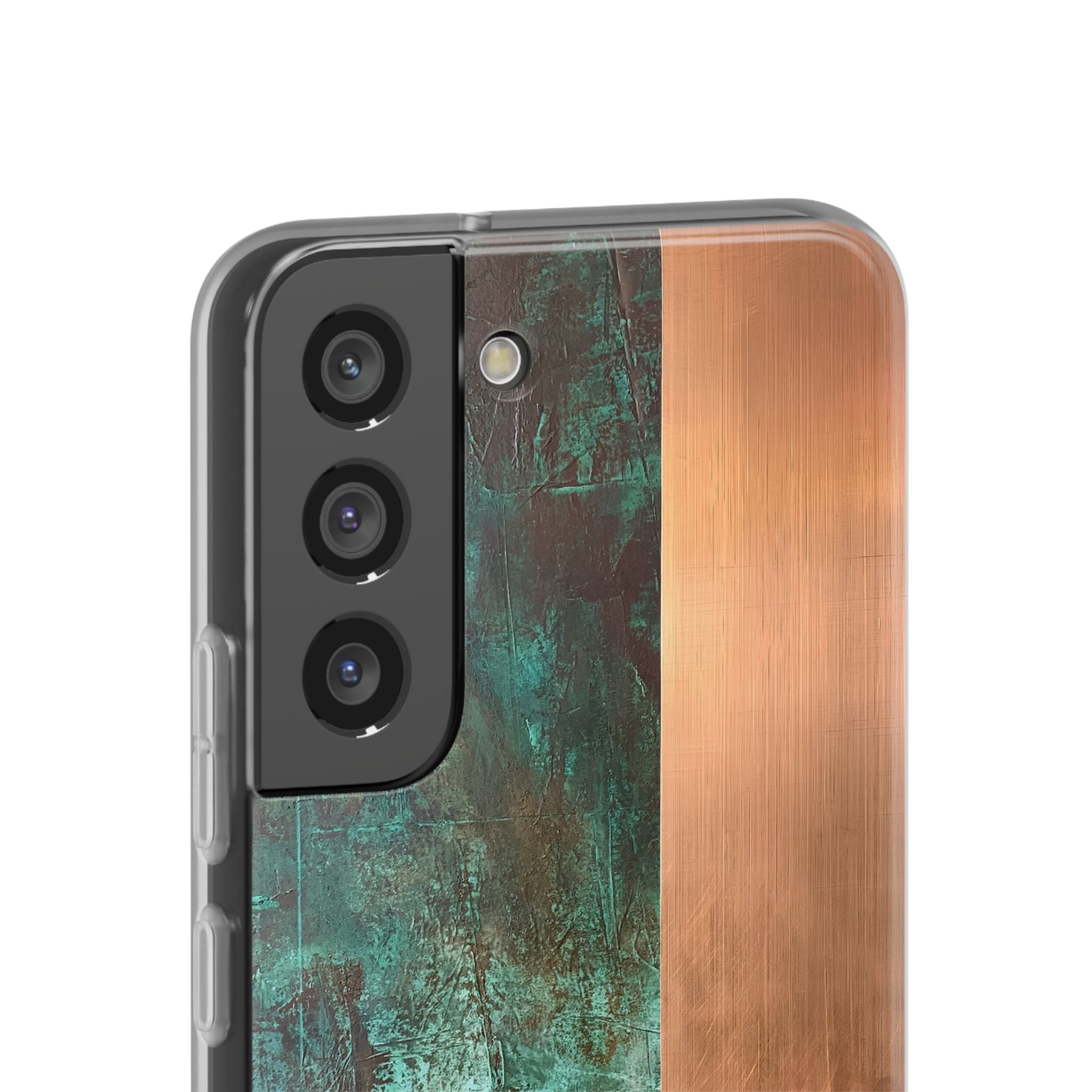 Teal Lite Phone Case for Samsung - Verdigris Copper Slab