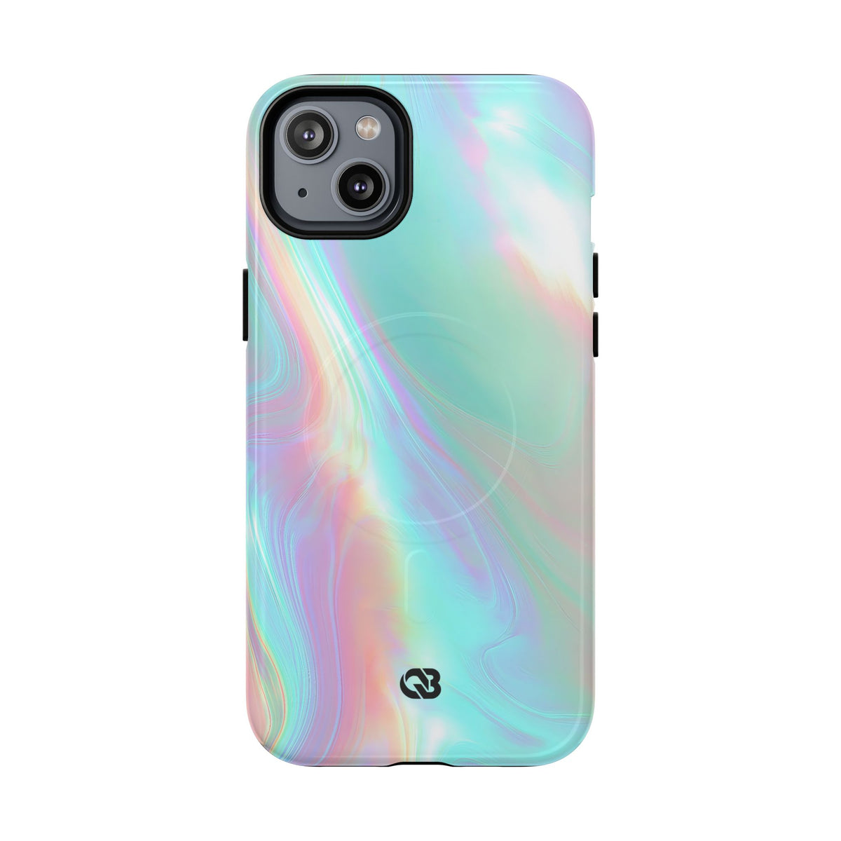 Prismatic Liquid Light · Tough 2.0 Magnetic Phone Case for iPhone · Teal