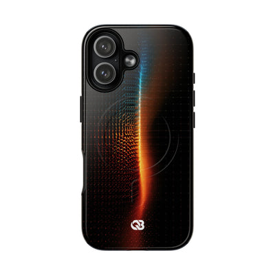 Luminous Refraction Grid · Tough 2.0 Magnetic Phone Case for iPhone · Black