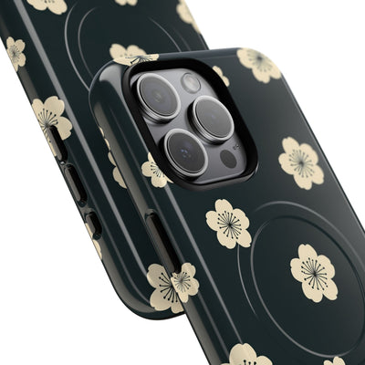 Midnight Sakura Bloom · Tough 2.0 Magnetic Phone Case for iPhone · Black