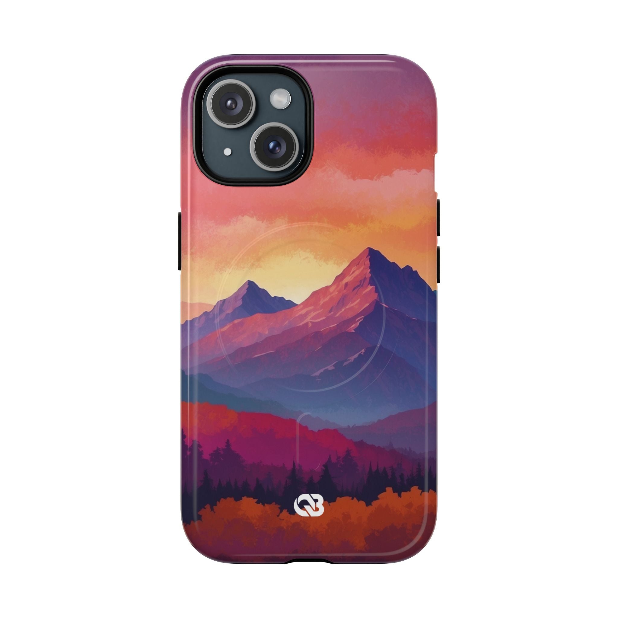 Crimson Mountain Dusk · Tough+ Phone Case for iPhone · Magsafe