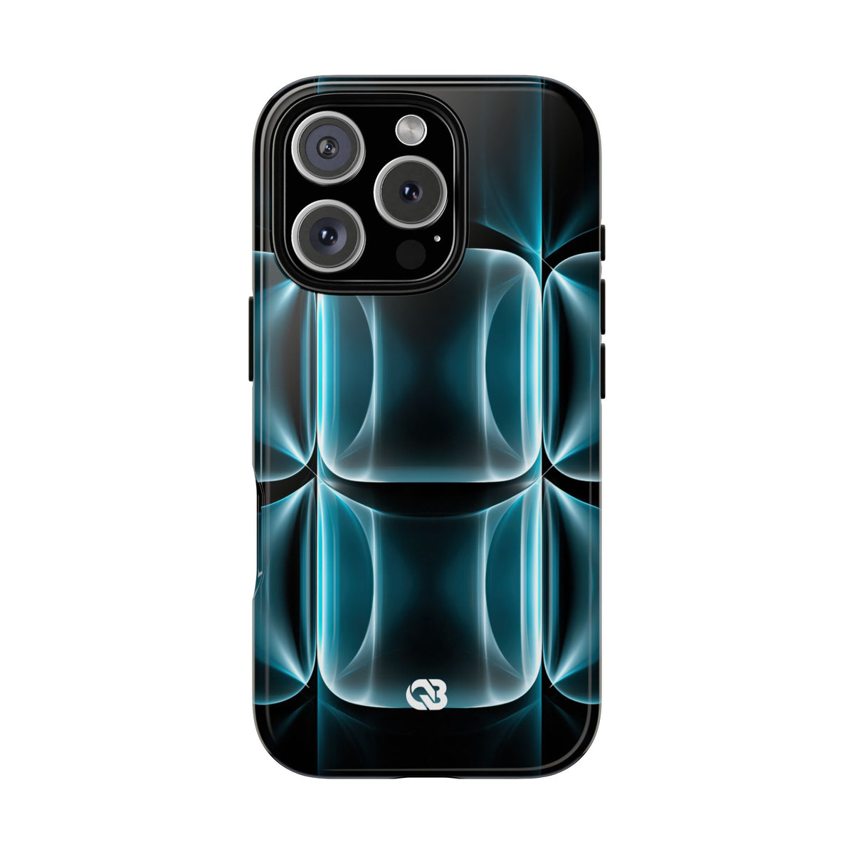 Cyan Core Matrix · Tough Phone Case for iPhone · Blue