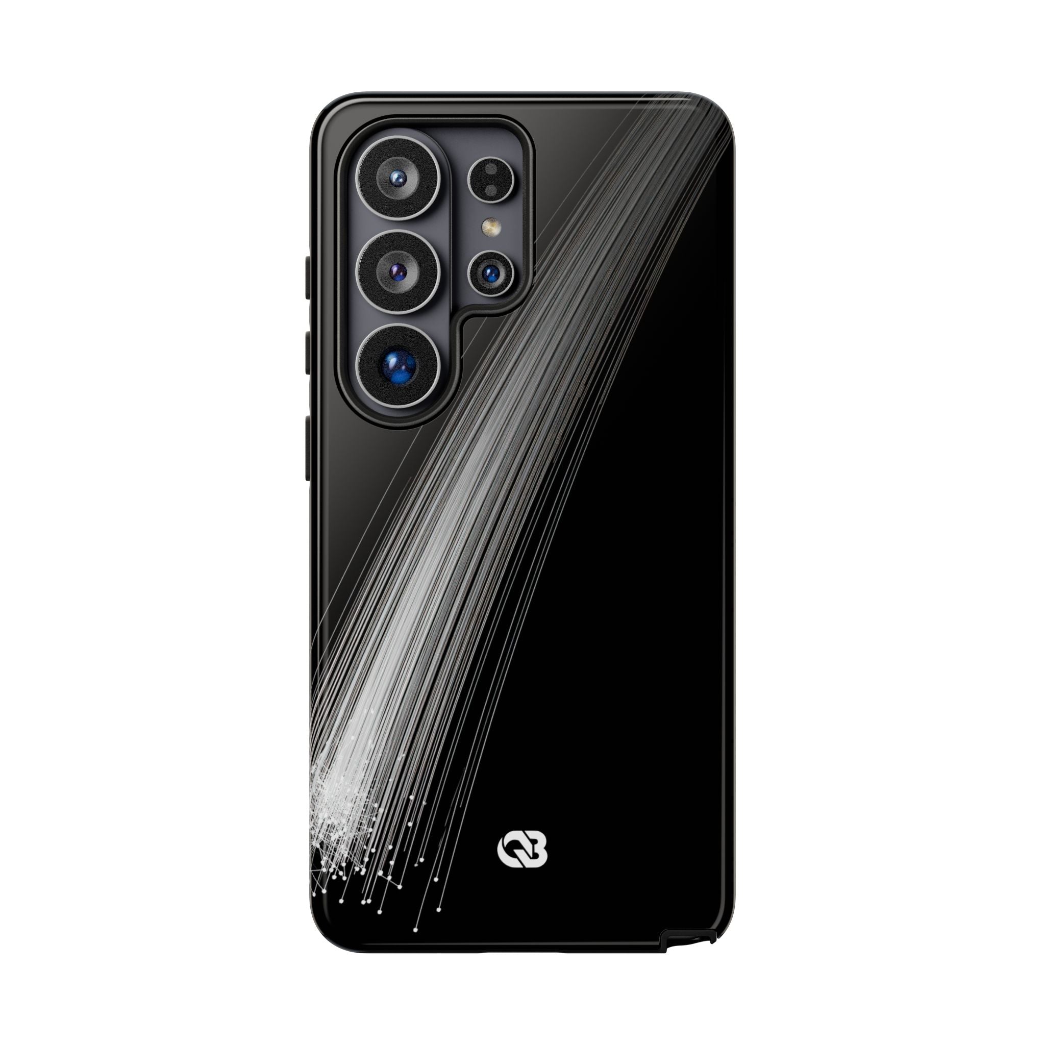 Black Tough Phone Case for Samsung - Linear Velocity Beam