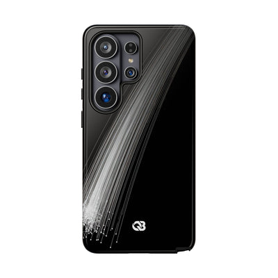 Black Tough Phone Case for Samsung - Linear Velocity Beam