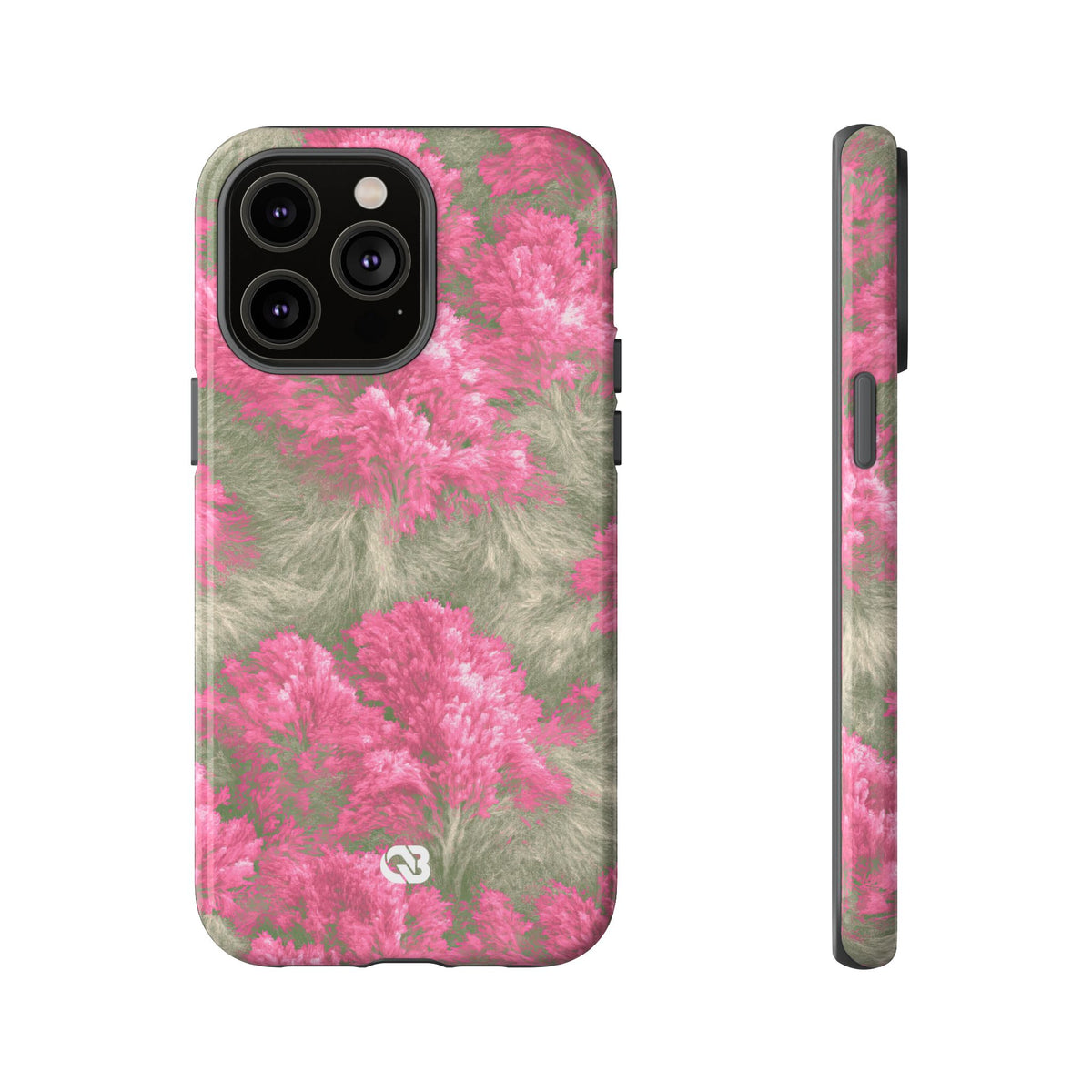 Digital Blossom · Tough Phone Case for iPhone · Pink