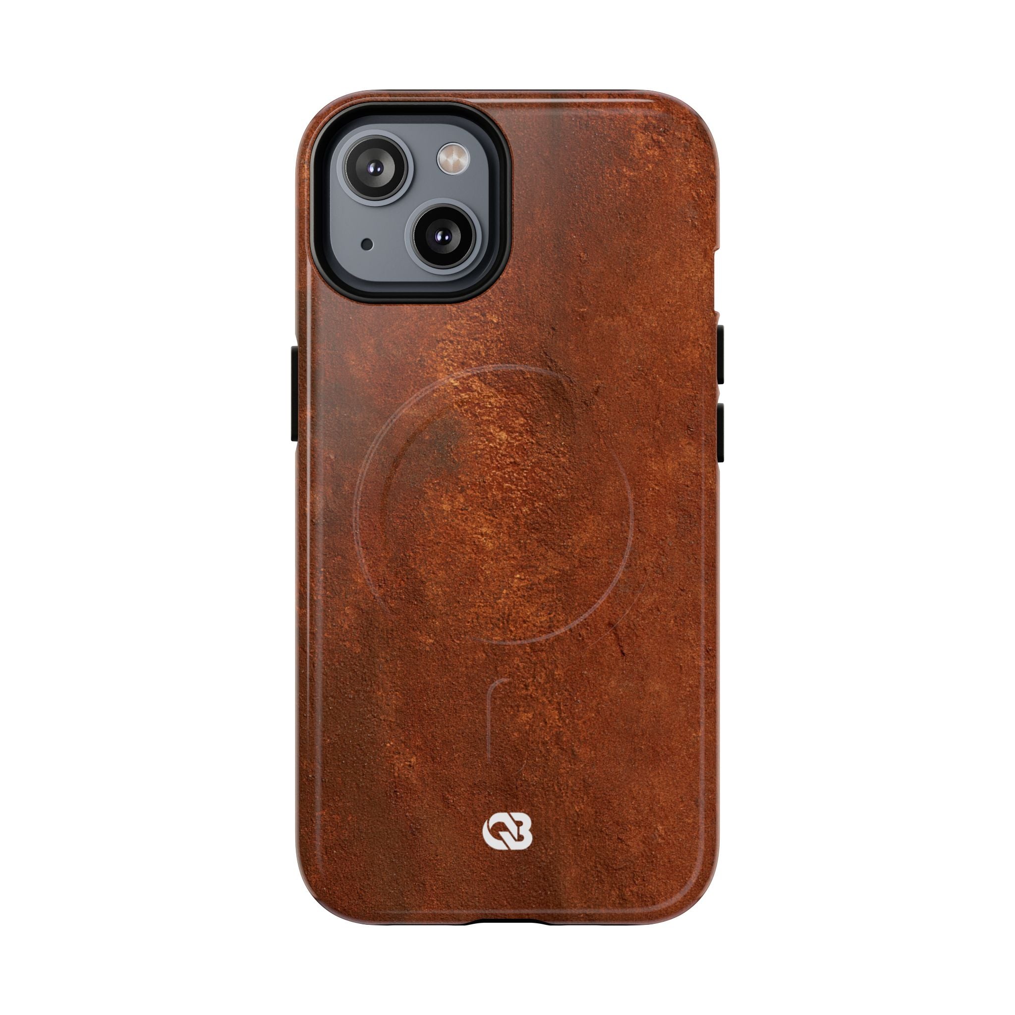 Orange Tough 2.0 Magsafe Phone Case for iPhone - Oxidized Iron Crust