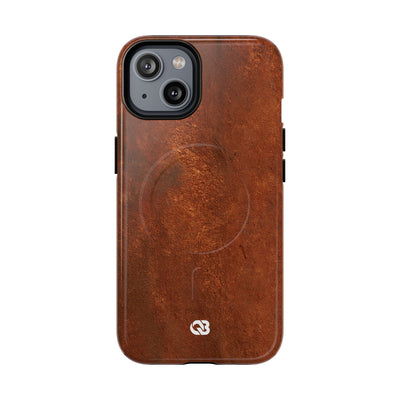 Orange Tough 2.0 Magsafe Phone Case for iPhone - Oxidized Iron Crust