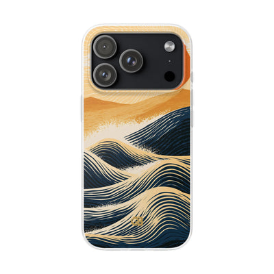 Blue Lite Phone Case for iPhone - Kyoto Cresting Tide